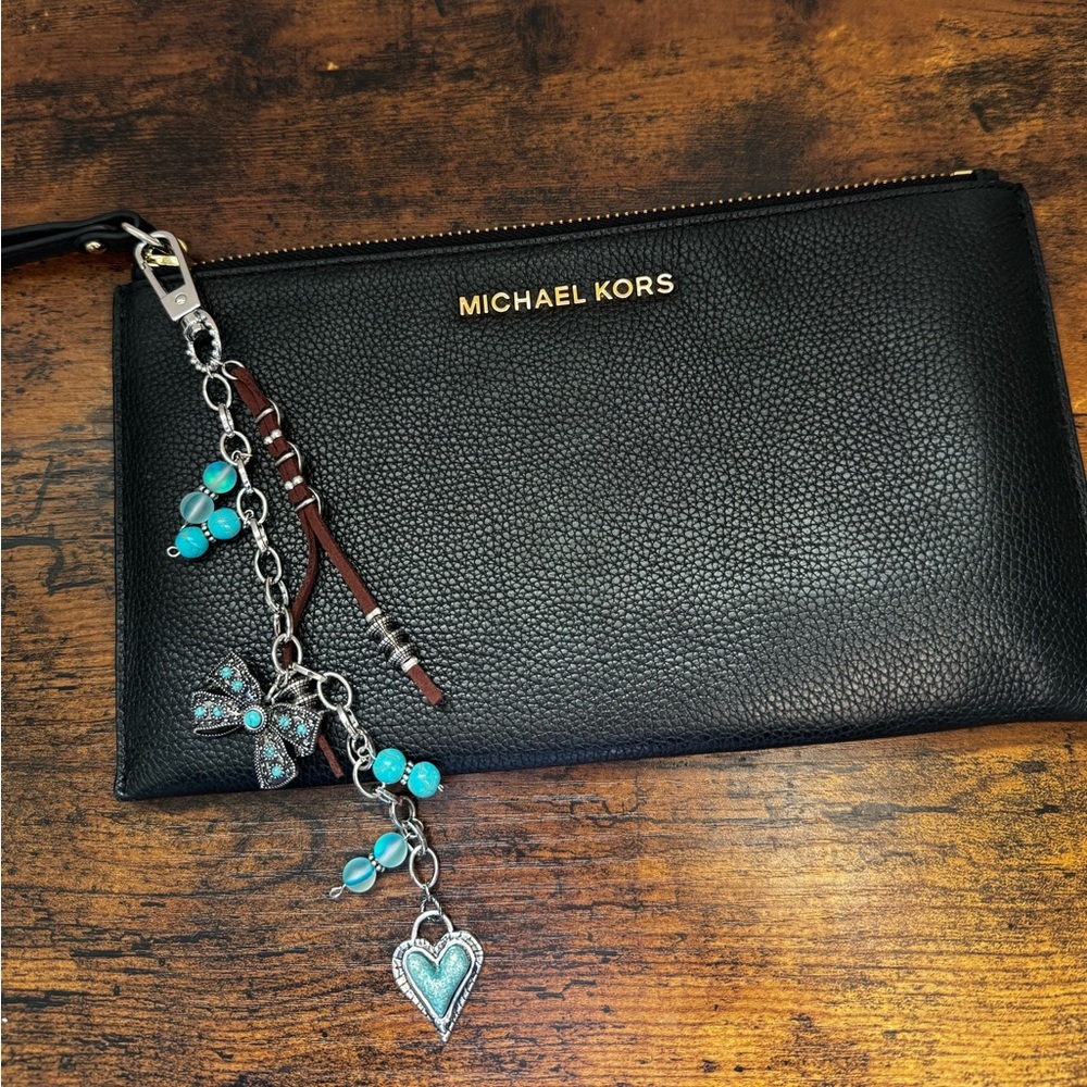 Turquoise Handmade Western Bag Charm